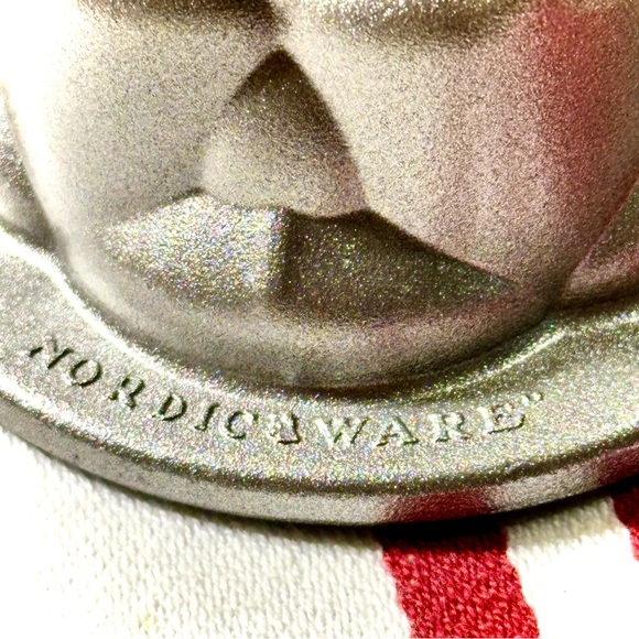 NORDIC WARE FAIRYTALE COTTAGE 10-CUP BUNDT PAN—HEAVY CAST ALUMINUM Made in USA - Picture 4 of 10